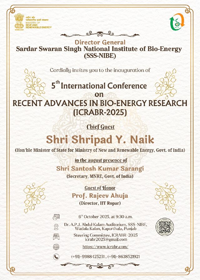 Inaugural Invitation ICRABR 2025 SSS NIBE Kapurthala pdf